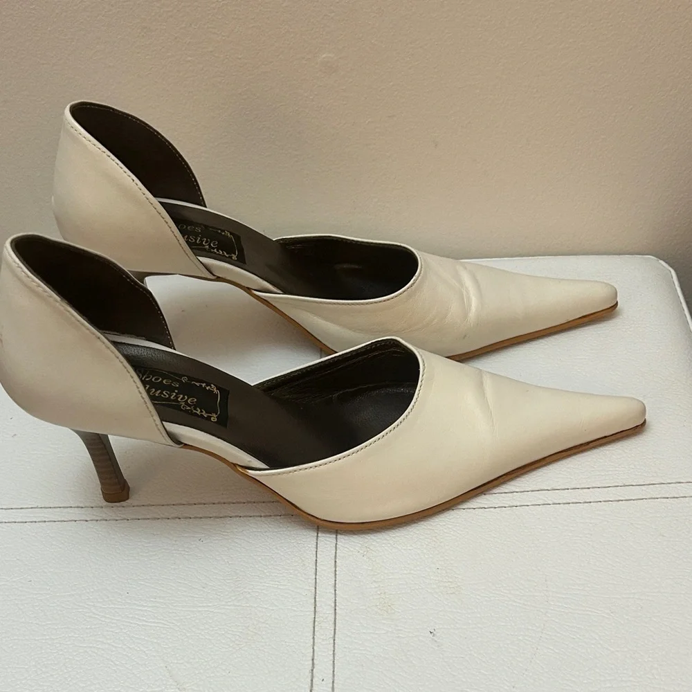 Shoes Exclusive Elegant Cream Women's Shoes size 6 - Picture 5 of 5